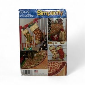 Simplicity sewing patterns S0479 holiday decorating
